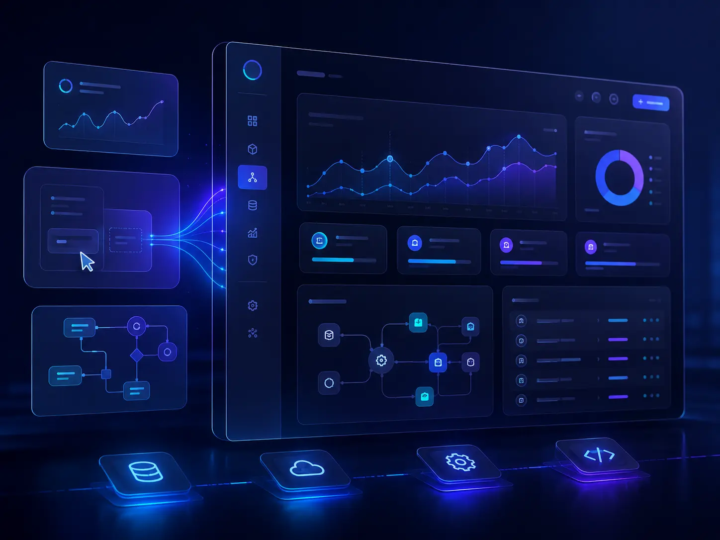 Kwayse Custom Software Development - Ai Automation Agency London UK Company - Bubble io Development Agency - Custom Software Hero Image